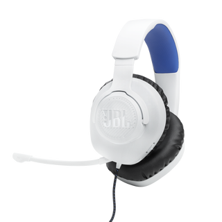 JBL Quantum 100P Console - White - Wired over-ear gaming headset with a detachable mic - Hero Image of JBL Quantum 100P Console